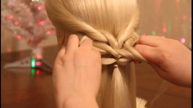 Коса Цепочка на резинках | Лена Роговая | Hairstyles by REM | Copyright © #braids смотреть онлайн