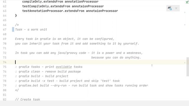 Gradle dependencies | tasks | api scope | lifecycle | create own task from java class смотреть онлайн