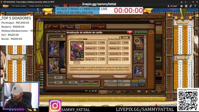 [DDTANK BRASIL] ATUALIZOU O JOGO !!! - LIVE DO ELITE COM EVOLUÇÃOOo!! смотреть онлайн