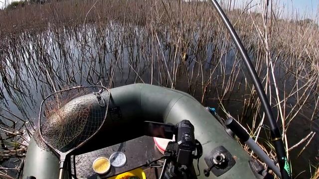 9 часов в лодке. Ловля карпа на боковой кивок осенью. My fishing смотреть онлайн