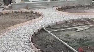 Благоустройство: разметка участка