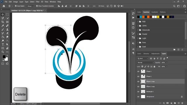 Photoshop Logo Design Tutorial : How to Make a Logo in photoshop cc смотреть онлайн