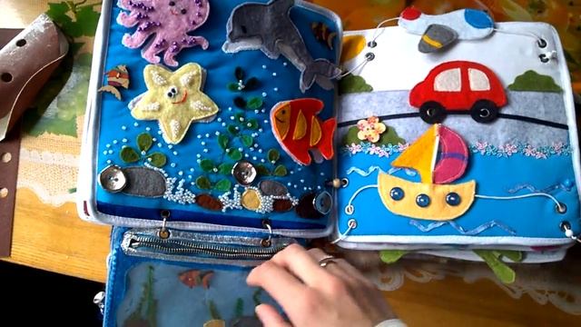 Развивающая книжка из фетра и ткани для малыша. Ч2 смотреть онлайн