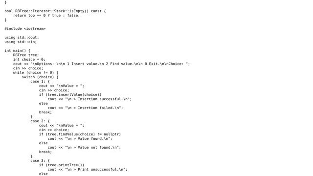 Iterative Red-Black Tree (dynamic stack) смотреть онлайн