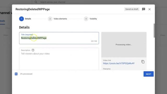 Uploading Videos to WordPress смотреть онлайн