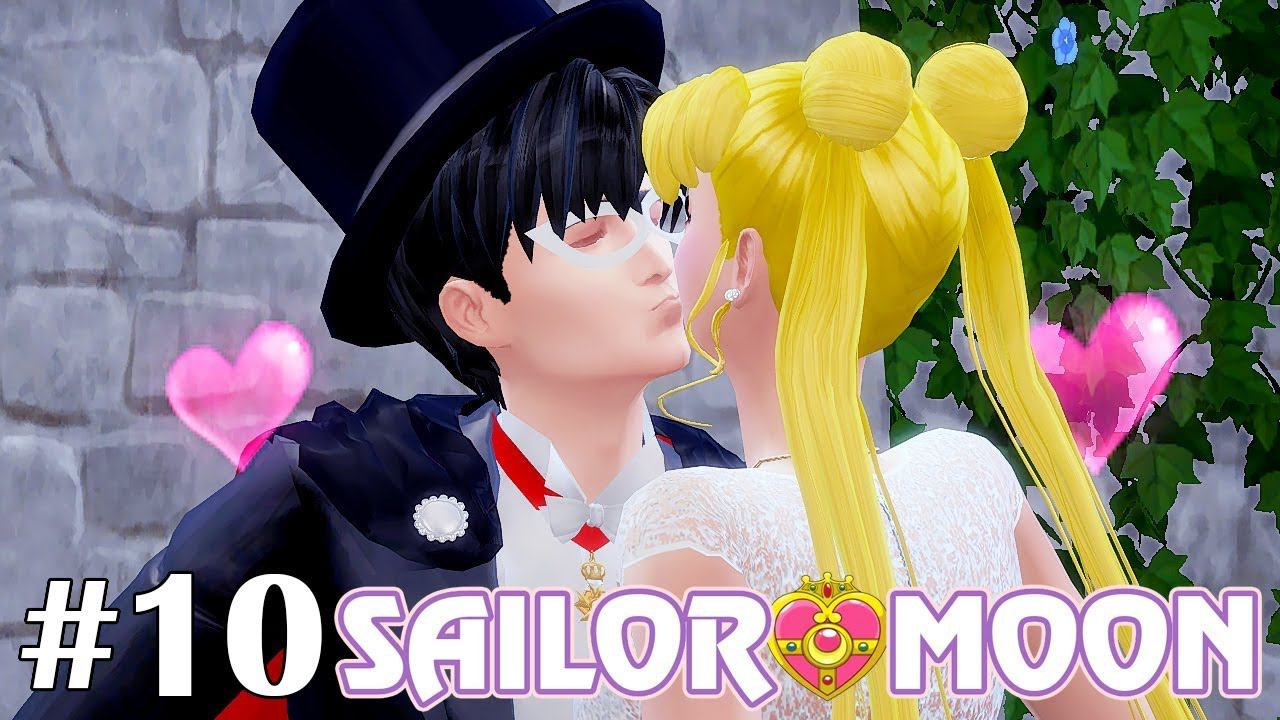 Свидание Сейлор Мун и Такседо Маска - The Sims 4 - Sailor Moon #10 смотреть онлайн