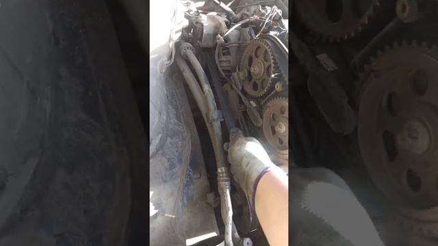 Как снять насос гидроусилителя Опель вектра б смотреть онлайн