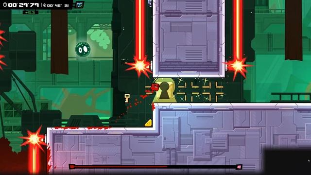 Super Meat Boy Forever Walkthrough S rank Part 4 - The lab (No Commentary) смотреть онлайн
