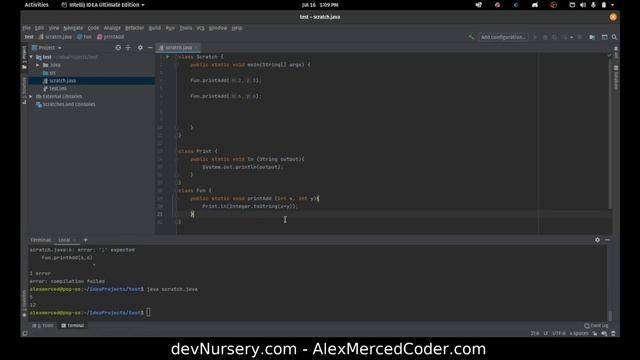 AM Coder - Learning Java #4 - Classes, Methods and Functions смотреть онлайн