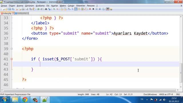 PHP ile Dinamik Form İşlemleri (Bölüm 1 / 3) смотреть онлайн