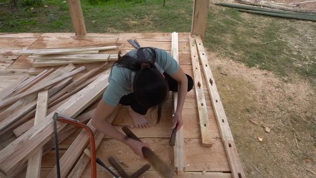 FULL VIDEO: 30 Days Building Complete Wooden House, Techniques Building Wooden House
