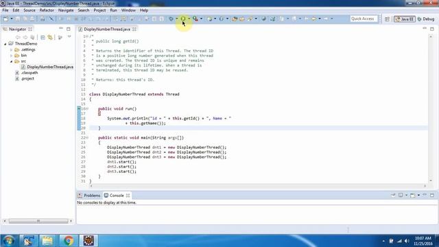 How to get the Thread Id? | Java Threads смотреть онлайн