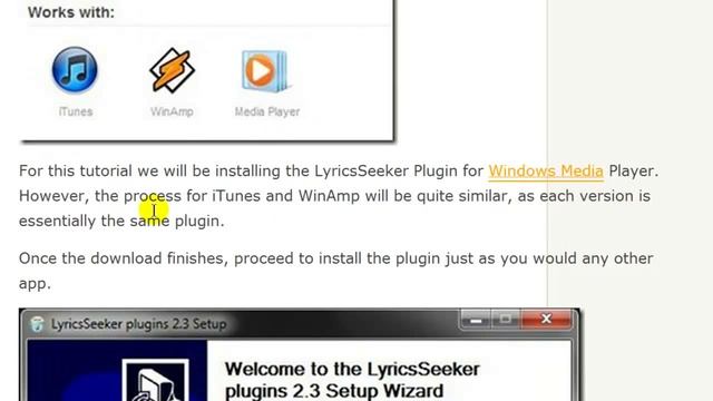 Automatically Get Song Lyrics for iTunes, Windows Media Player or WinAmp смотреть онлайн