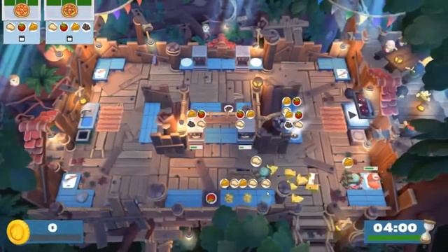 【Overcooked! 2】Campfire Cook Off｜雙人四星 - 第一章（4 stars- 2 Player - 1 Stage） смотреть онлайн