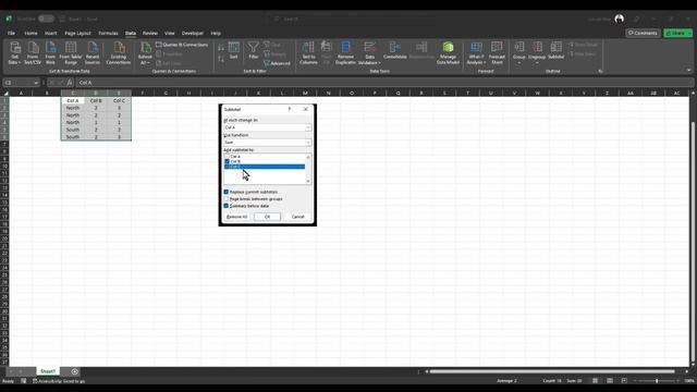 Subtotal And Group Data In Excel смотреть онлайн