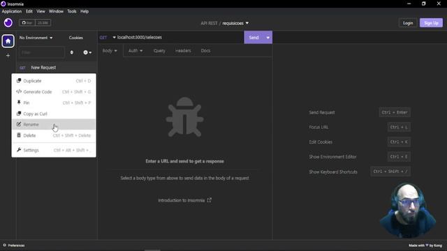 Curso de Node JS Aula 04 Criar Rotas POST com Express, Como usar o Insomnia смотреть онлайн