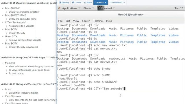 Using Environment Variables in CentOS 7 смотреть онлайн