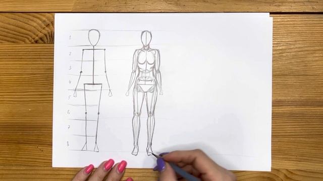 Как нарисовать тело человека карандашом | Рисунок для начинающих поэтапно смотреть онлайн