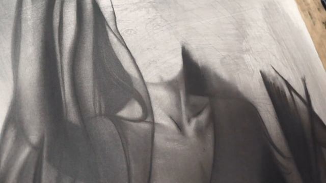 The charcoal drawing that took months to come together | Meditative drawing process смотреть онлайн