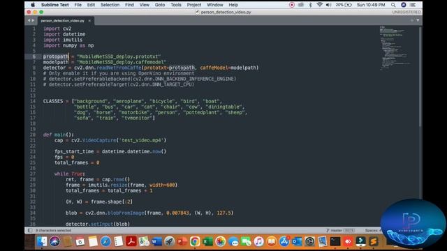 Person Detection Python смотреть онлайн
