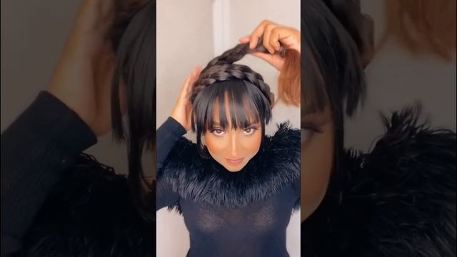 Wednesday Addams Hairstyle for the holidays!! # #easyhairstyles #hairideas #wednesdayaddams смотреть онлайн