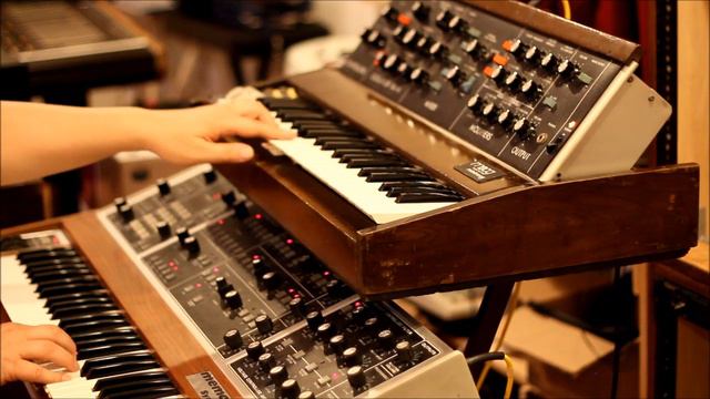 Bob Moog's birthday 2012 - Memorymoog and Minimoog смотреть онлайн