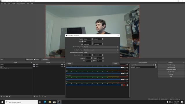 Stereoscopic 3D Using 2 Webcams And OBS 2021