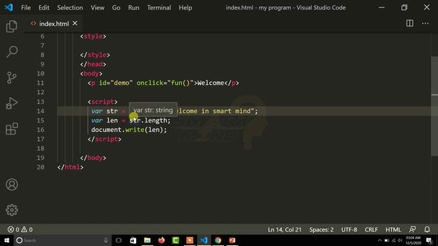 Javascript string methods string length and string index of for beginners in hindi #16 смотреть онлайн