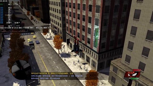Xeon E3-1240 V2 / 8GB DDR3 / GTX 1050 Ti - Spider Man - Web of Shadows GamePlay Test смотреть онлайн