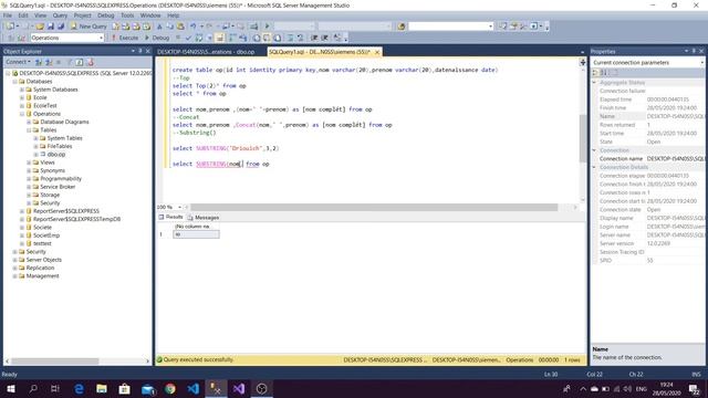 Top,Concat,Substring,Len,CharIndex,Replace,Lower,Upper,GetDate...(Darija) смотреть онлайн