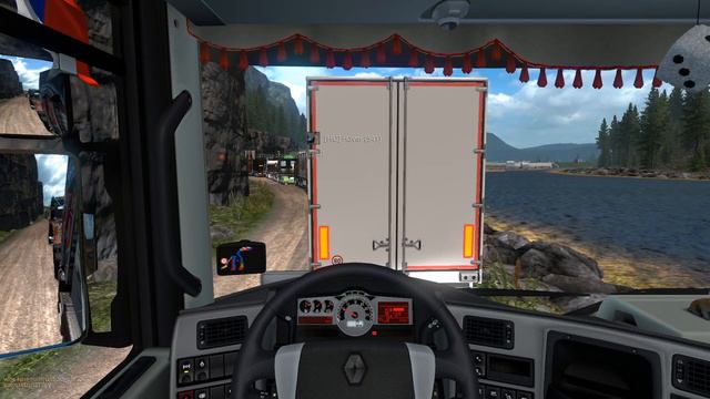 Euro Truck Simulator 2 MULTIPLAYE - Крещение нового трака ДОРОГОЙ ДУРАКОВ. смотреть онлайн