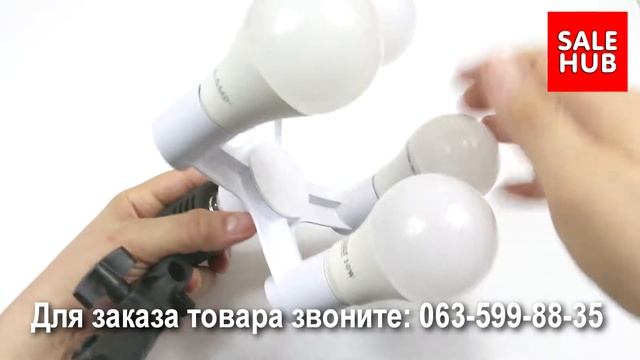 Переходник на 4 лампы в патрон Е27 для софтбокса, люстры, светильника. смотреть онлайн