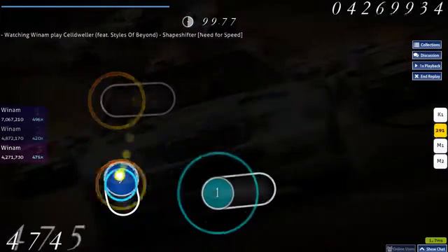 Celldweller (feat. Styles Of Beyond) - Shapeshifter [Need for Speed] osu смотреть онлайн