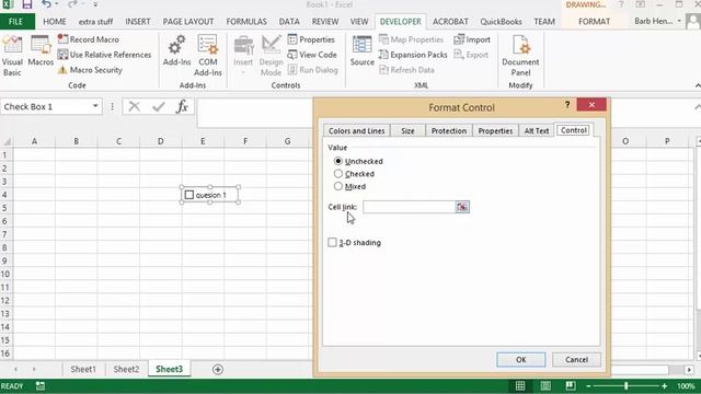 How to create and use a Checkbox in Excel смотреть онлайн