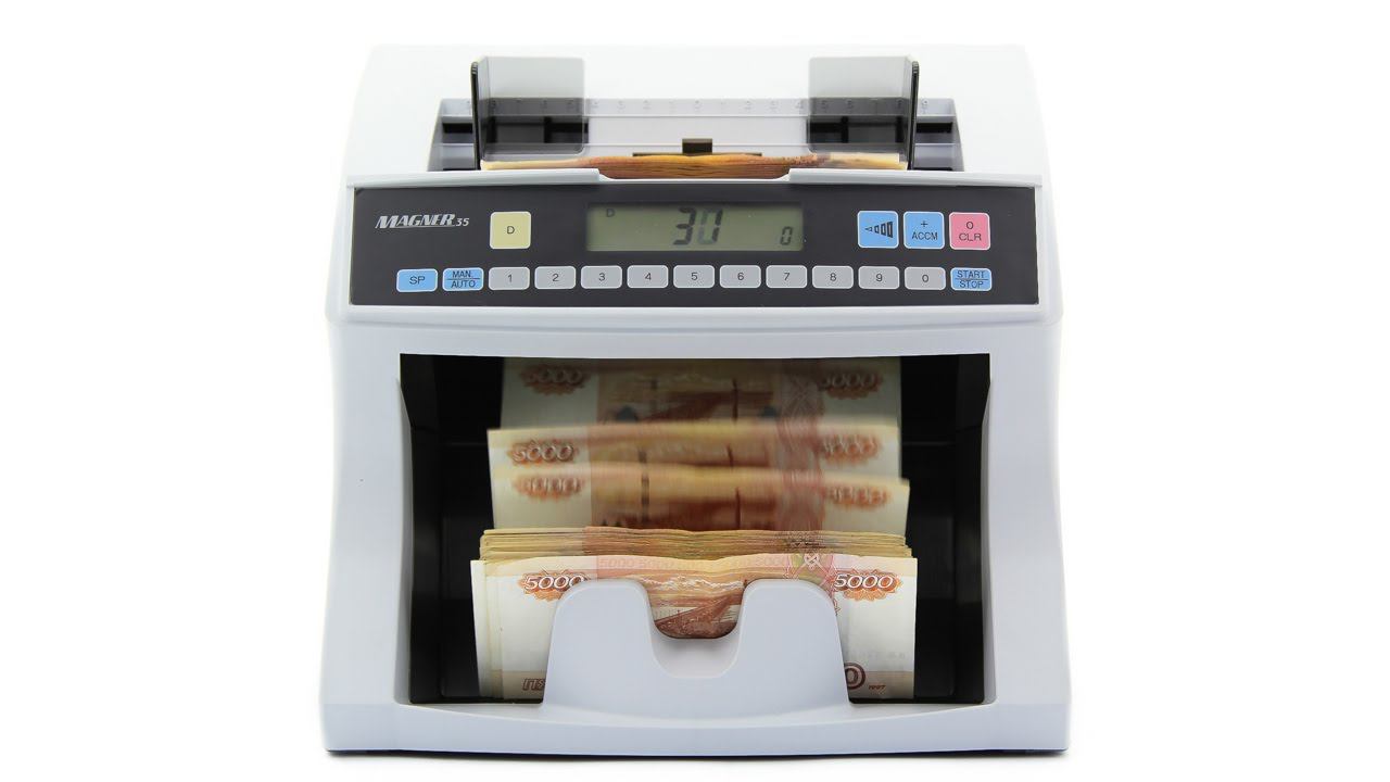 Видеообзор счетчика банкнот Magner 35-2003