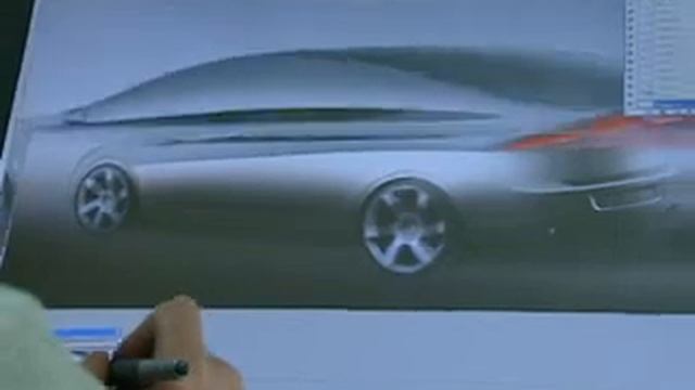 Renault Laguna - design sketch смотреть онлайн