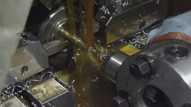 Токарный автомат PMT A25 ВТУЛКА Ст.45(Kurvenautomat Traub A25) Automatic Lathe