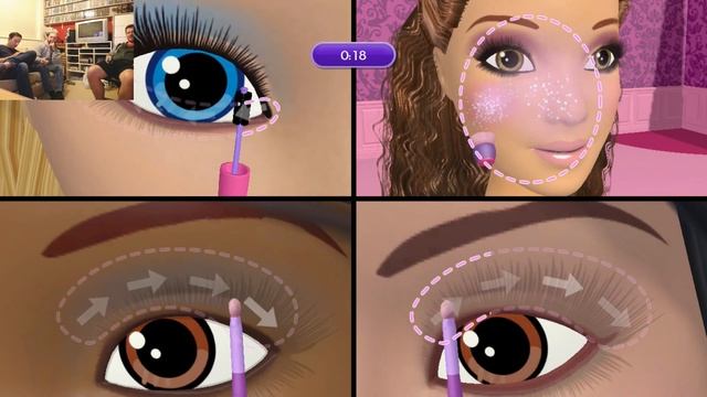 Games night - Barbie Dreamhouse Party - Wii U gameplay demo смотреть онлайн