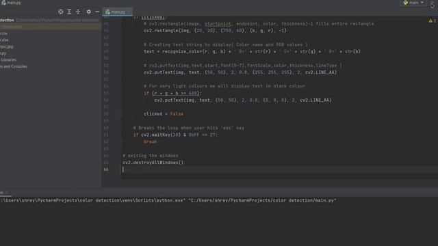 Detection of Color in Images using Python and Open Cv смотреть онлайн