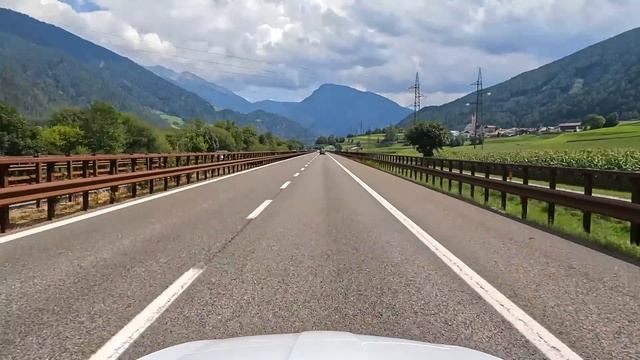 Driving In Italy From Brennero To Brixen