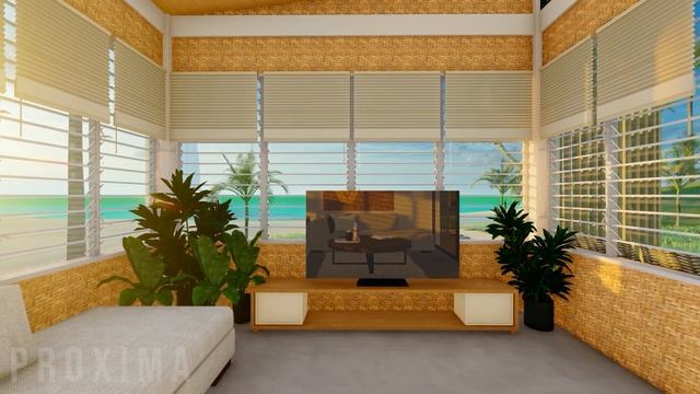 Tropical Amakan Beach House Design | with 2 Bedrooms | 54 sq. m. | 9M x 6M | Bahay Kubo Pinoy House смотреть онлайн