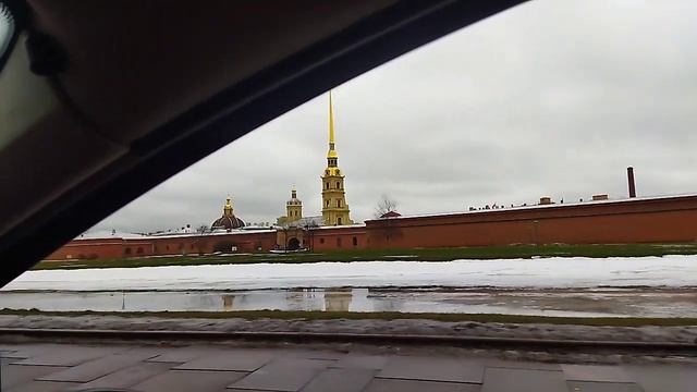 Санкт-Петербург, февраль, кусочек набережной смотреть онлайн