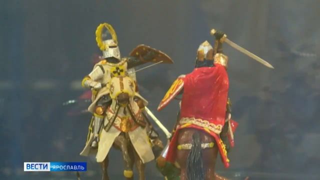 Сюжет о выставке "Авторские солдатики Юрия Грязнова" смотреть онлайн