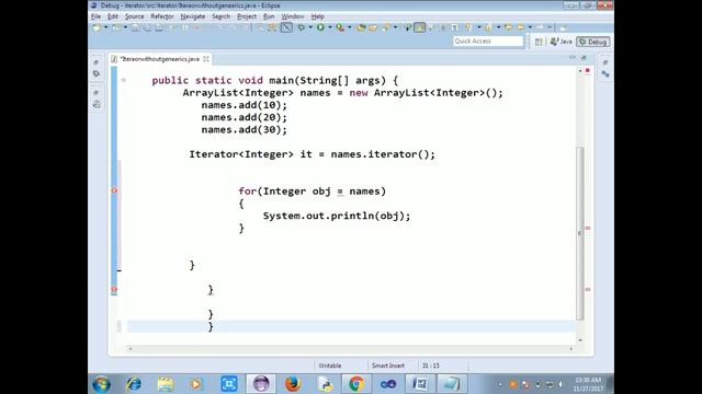 Java Tutorial in Tamil-56:Foreach iterator java смотреть онлайн