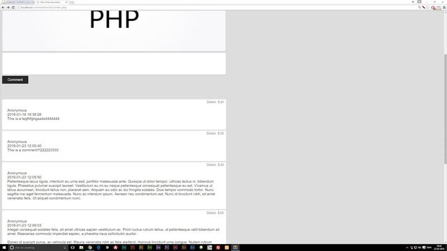 Delete user comment messages from database with PHP - PHP tutorial смотреть онлайн