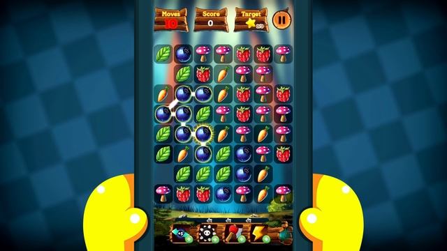 Forest Fruits Crush with tasty candy & sweet sugar Walkthrough Triple Elimination Recommend index смотреть онлайн