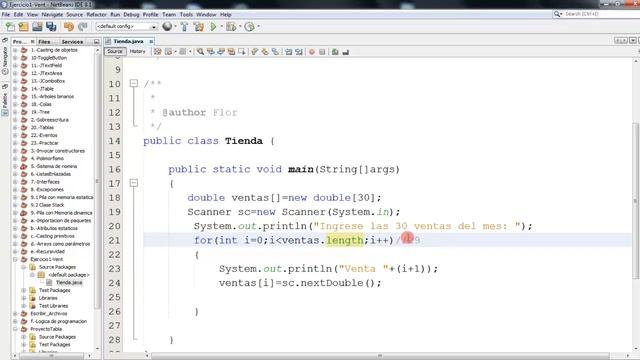 Ejercicio 1 Java.- Array con 30 ventas del mes, y que diga cuáles y cuántas son mayores que $2000. смотреть онлайн