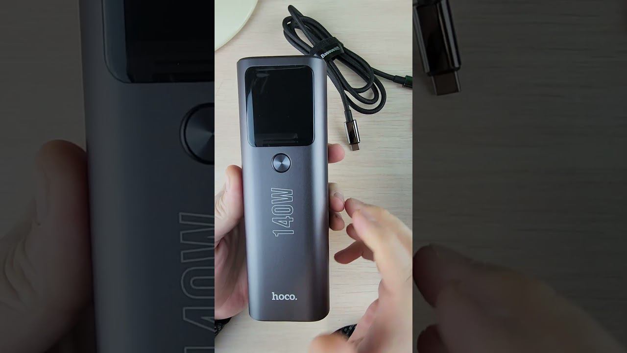 Hoco Q17 короткий обзор #powerbank 140W смотреть онлайн