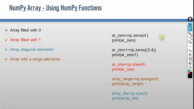 3. How to Create Numpy Array ( 1D, 2D,3D & ND) | NumPy Tutorial for Beginners смотреть онлайн
