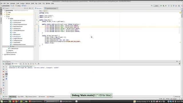 Урок по Java 112: Swing 17: BorderGrid Layout смотреть онлайн
